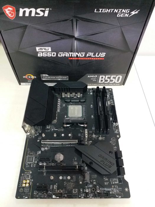 MSI B550 Gaming Plus + AMD Ryzen 7 5700X 3.4(4.6)GHz+DDR4 32Gb (2x16)