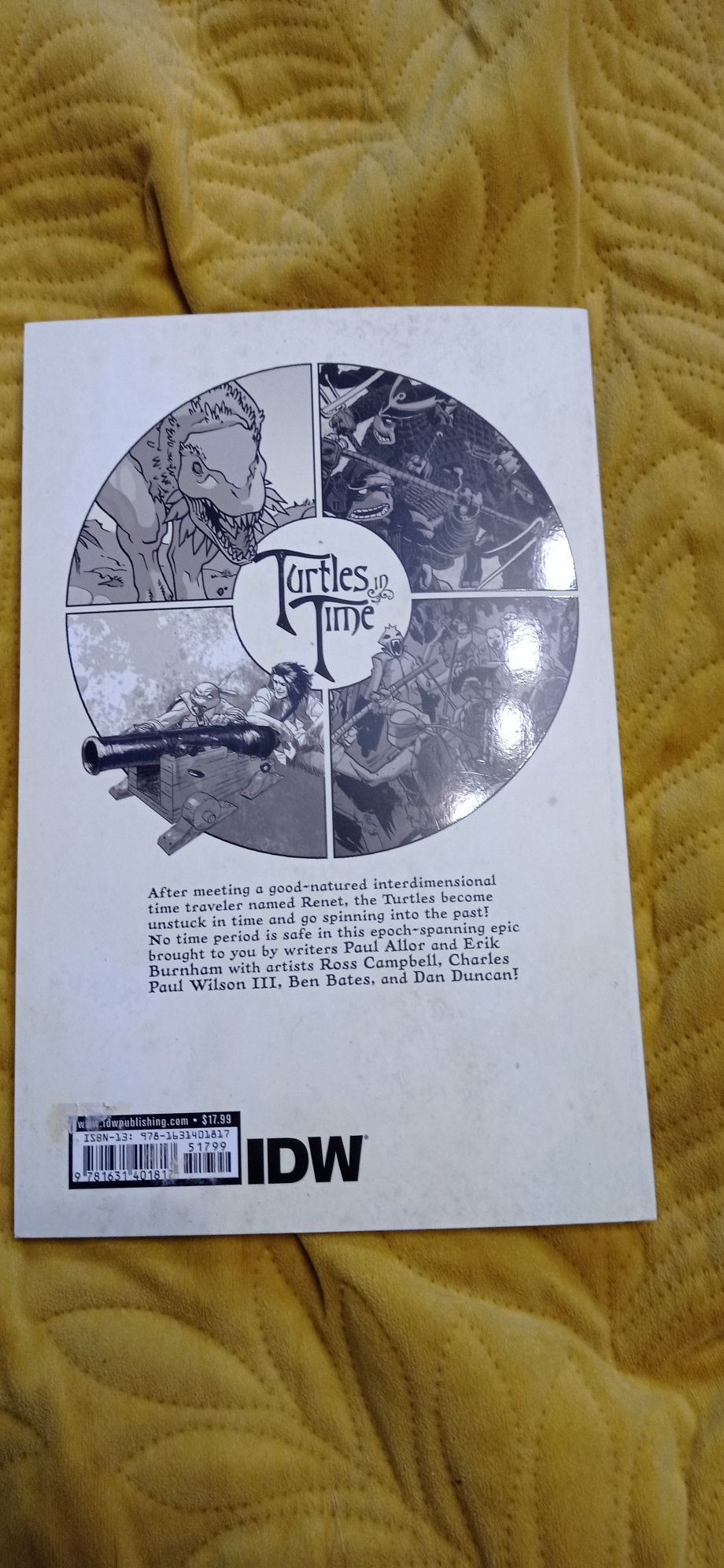 Teenage mutant ninja Turtles Turtles in time komiks