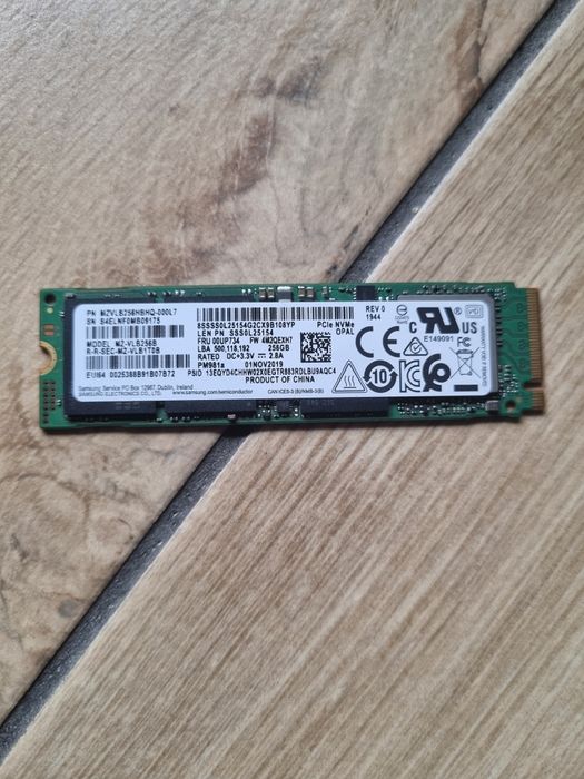 Dysk SSD M.2 256gb