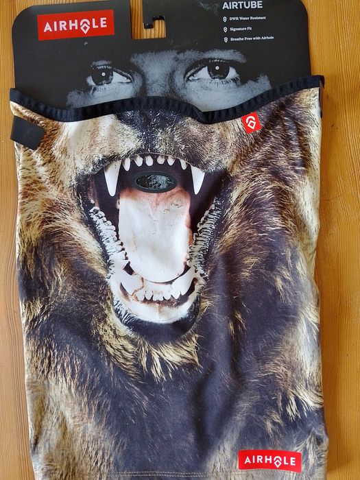 Komin bandana na rower snowboard - niedźwiedź  marki Airhole