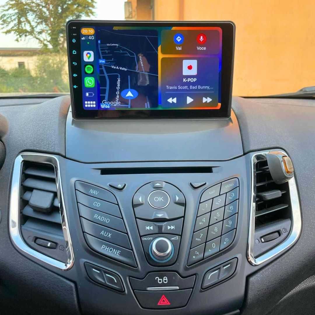 (NOVO) Rádio 2DIN • Ford Fiesta (2008 a 2017) MK6 • Android [4+32GB]