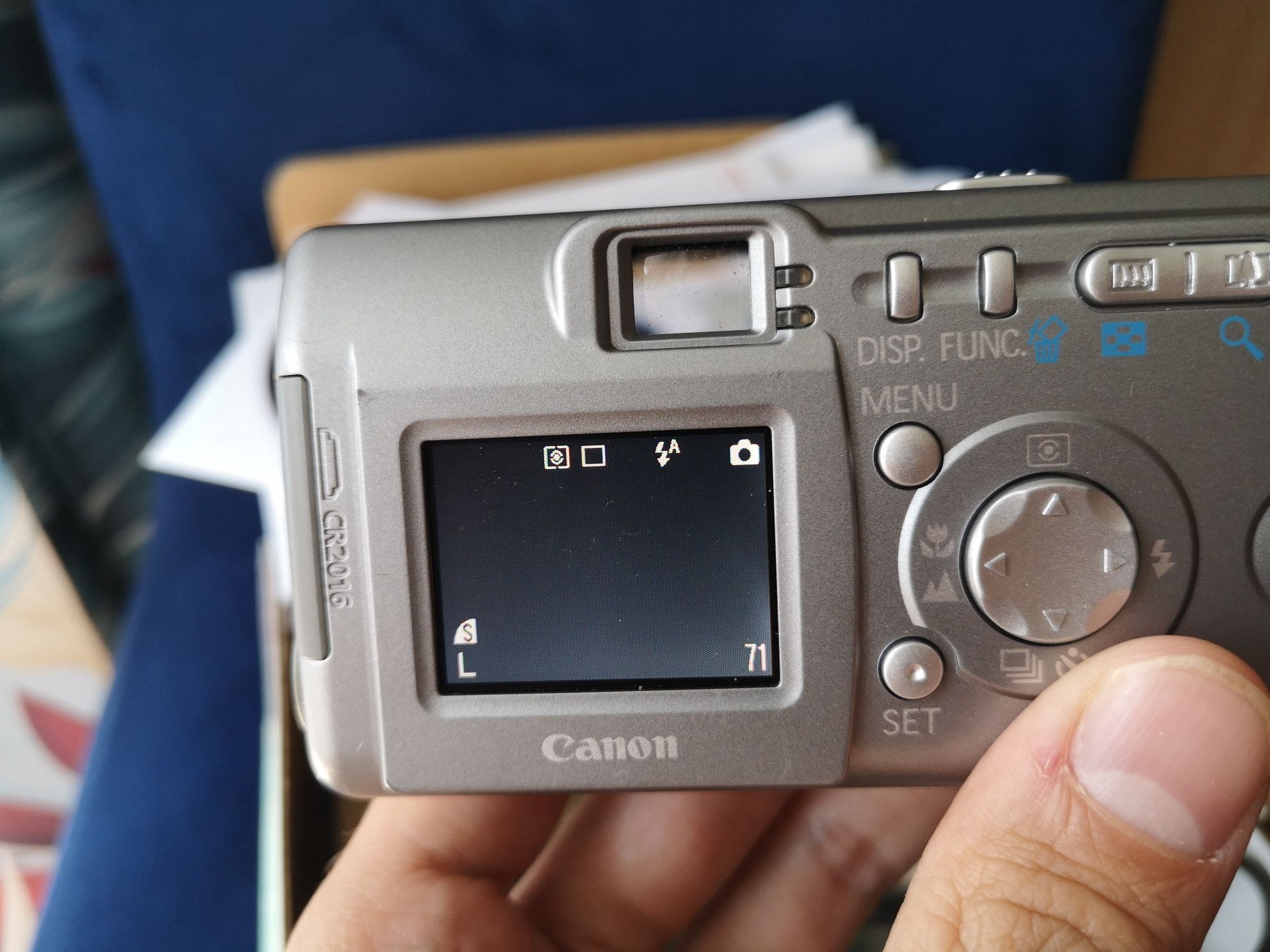 Aparat Canon Power Shot A300 uszkodzony 2003 rok
