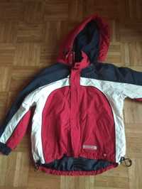 profesjonalna, czerwona kurtka narciarska, Dunlop - rozmiar 140cm