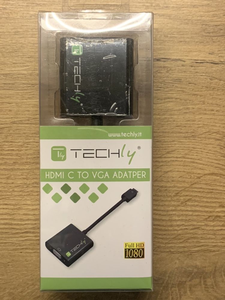 Techly Adapter HDMI C - VGA