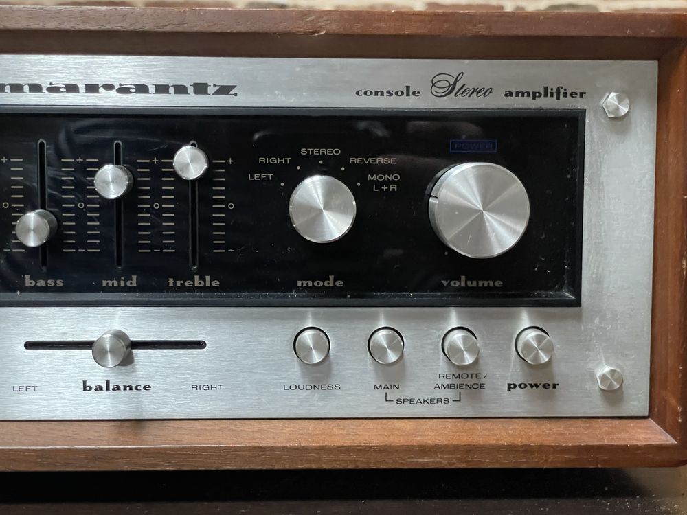 Marantz 1070 — Вінтажний підсилювач   з ламповим звучанням