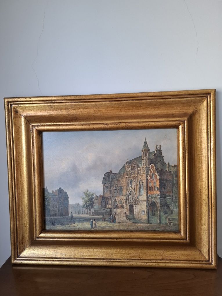 Quadro c/ moldura (estilo antigo)