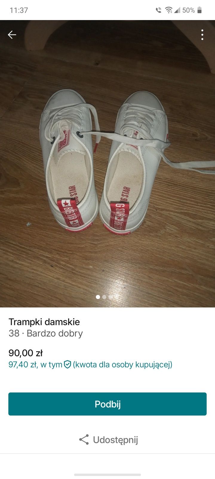 Trampki damskie eko Big Star