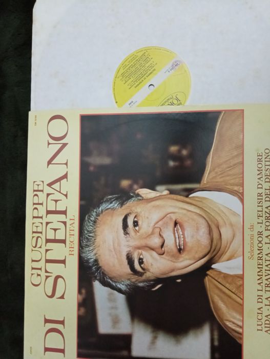 Vinil Giuseppe di Stefano – Recital -  Italy	1982