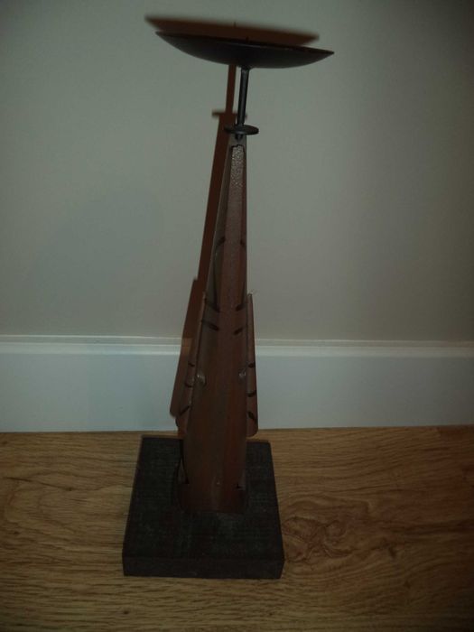 Castiçal estatueta étnica