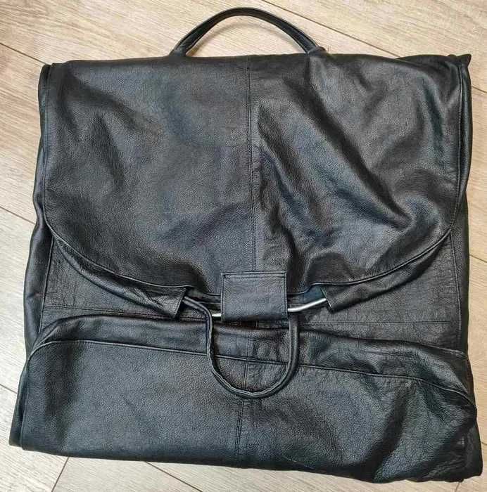 Кофр дорожный сумка чехол для одежды портплед для одежды кожаный