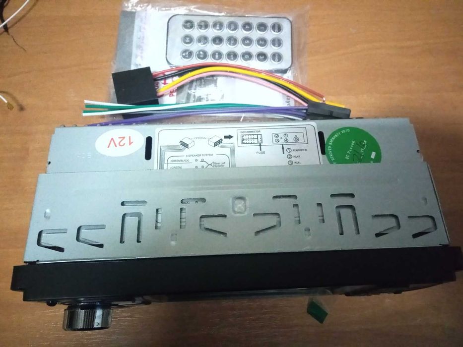 Автомагнітола 1 Din з сенсорним екраном 4" Bluetooth MP5-плеєр mSD USB