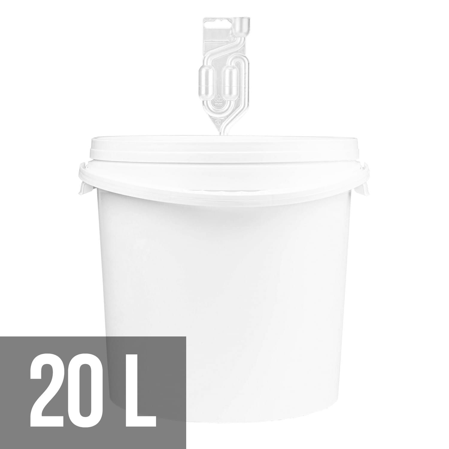 Pojemnik fermentacyjny - 20l - z rurką fermentacyjną