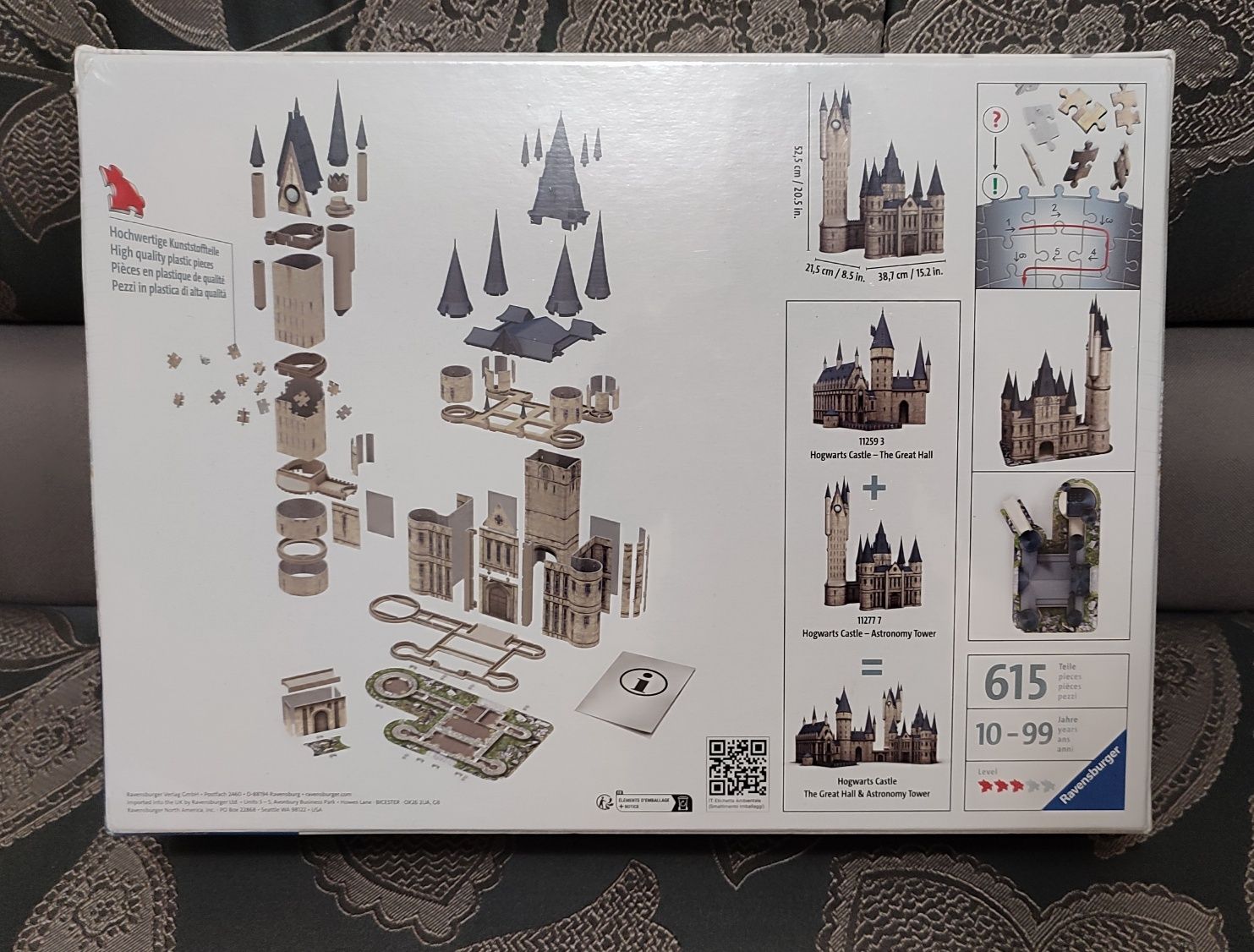 Ravensburger 3 d пазл Хогвартс 3D пазли Гаррі Поттер potter замок