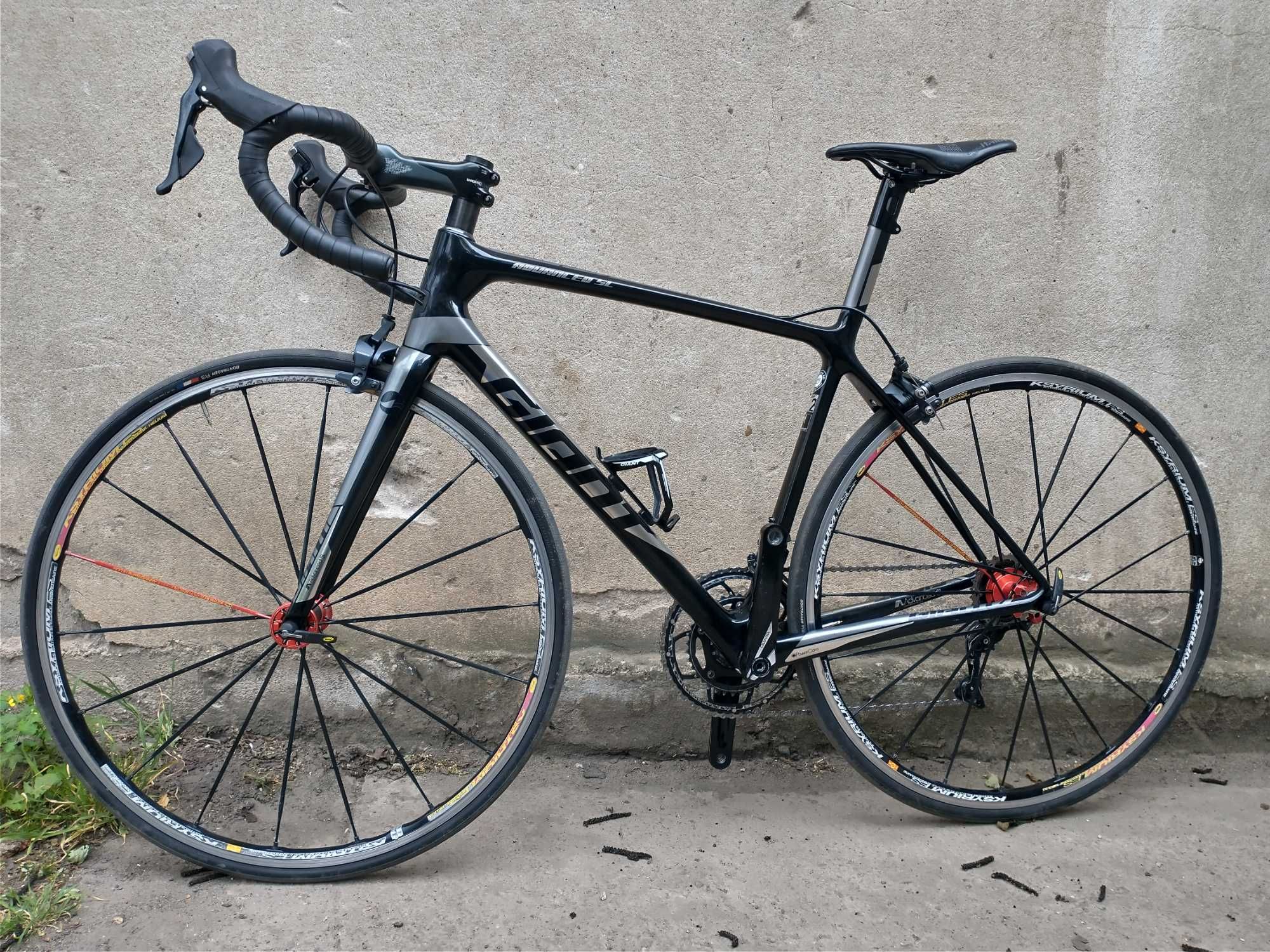 Giant TCR Advanced Sl Ultegra pomiar mocy Quarq karbon