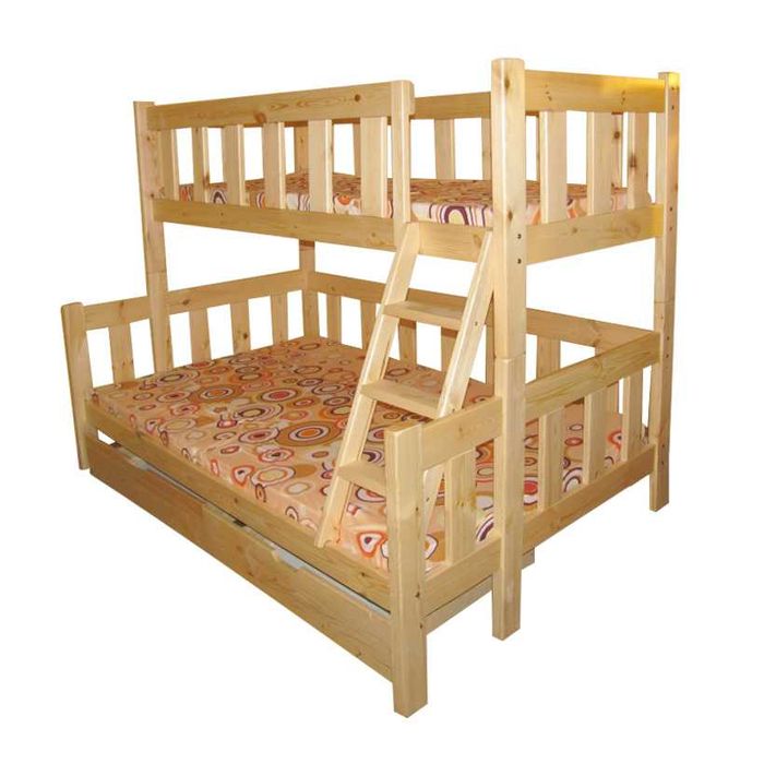 Nowe Łóżko łóżka piętrowe potężne mocne 3 osobowe Producent Wysyłka