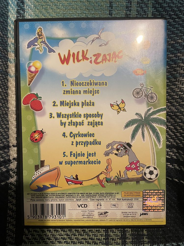 Film VCD „Wilk i Zając. Nieoczekiwana zmiana miejsc”