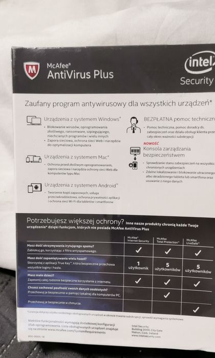 Antywirus McAfee AntiVirus plus
