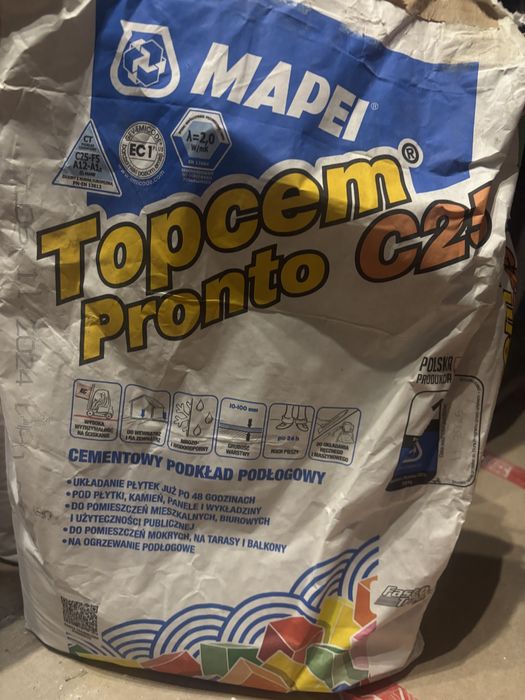 MAPEI Topcem Pronto C25 cementowy podkład podłogowy