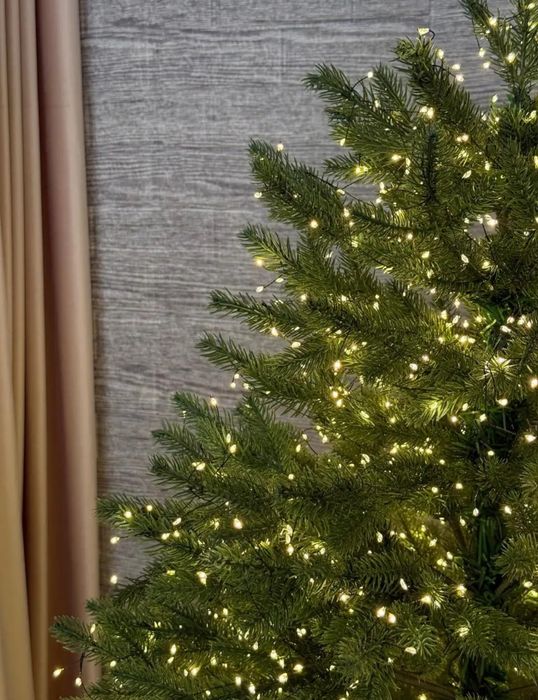 Гірлянда роса - мішура зелений дріт USB RGB, тепла 5, 10, 20, 30,