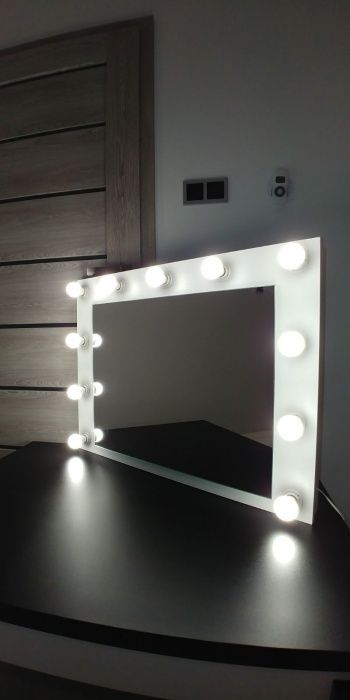 Lustro 60x40 make up wizazowe do makijażu wizażu led toaletka Glamour
