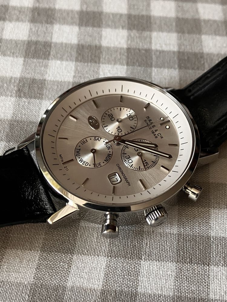 Zegarek Haas&Cie swiss, chrono, day, date