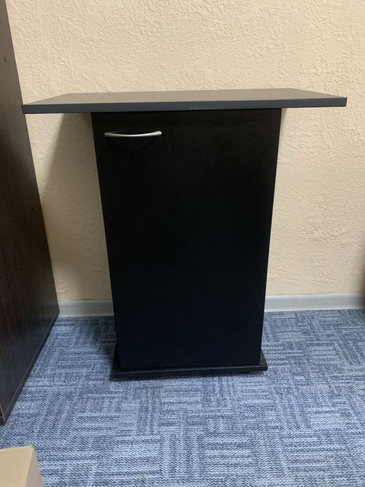 Тумба- стол, цвет Черный для аквариума