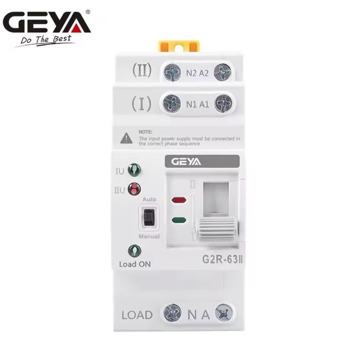 АВР GEYA G2R-63 2P 63А Автомат введення резерву  однофазный