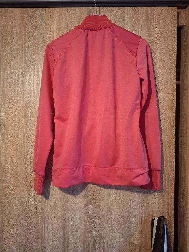 Bluza różowa champion logo na rękawie