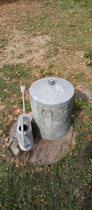 Ocynkowane stare elementy do ogrodu i nie tylko