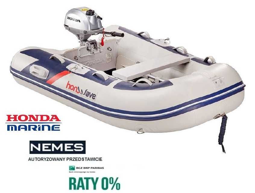 Ponton Honda Honwave T25 - AE 3 pokład aluminiowy + kil (250 cm)