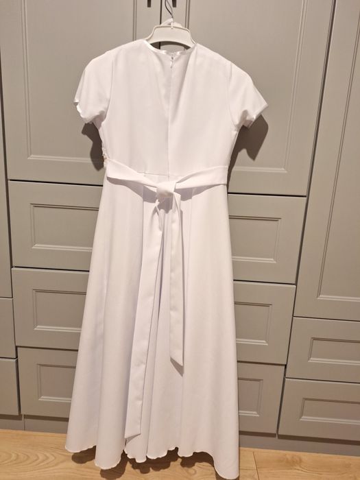 Alba Sukienka komunijna 134-140 z torebka i bolerkiem