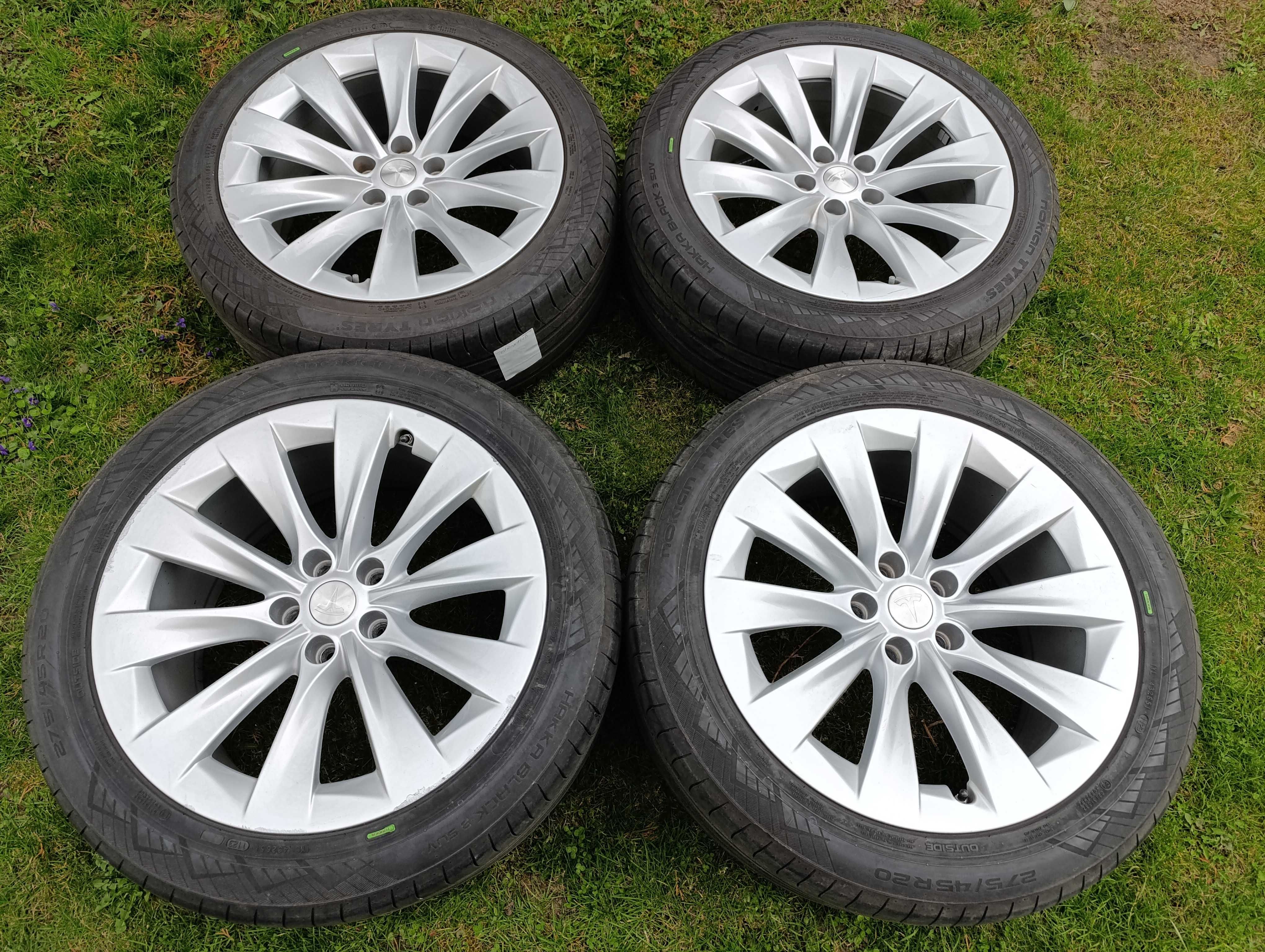 4x NOWE Koła Felgi TESLA X opony Lato Oryginalne 255 i 275/45 R20