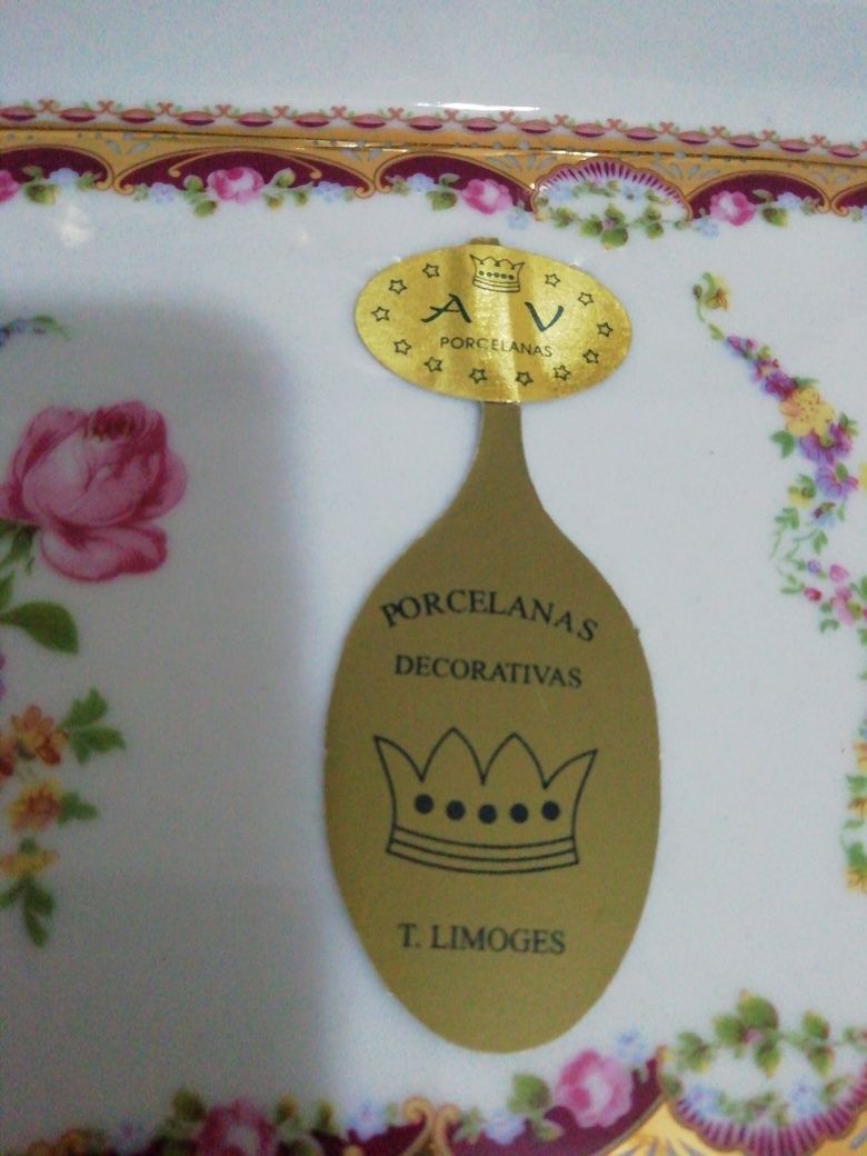 Travessa em porcelana Limoges