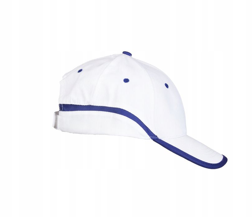 Czapka Z Daszkiem Polstar Bhp Biało Granatowa