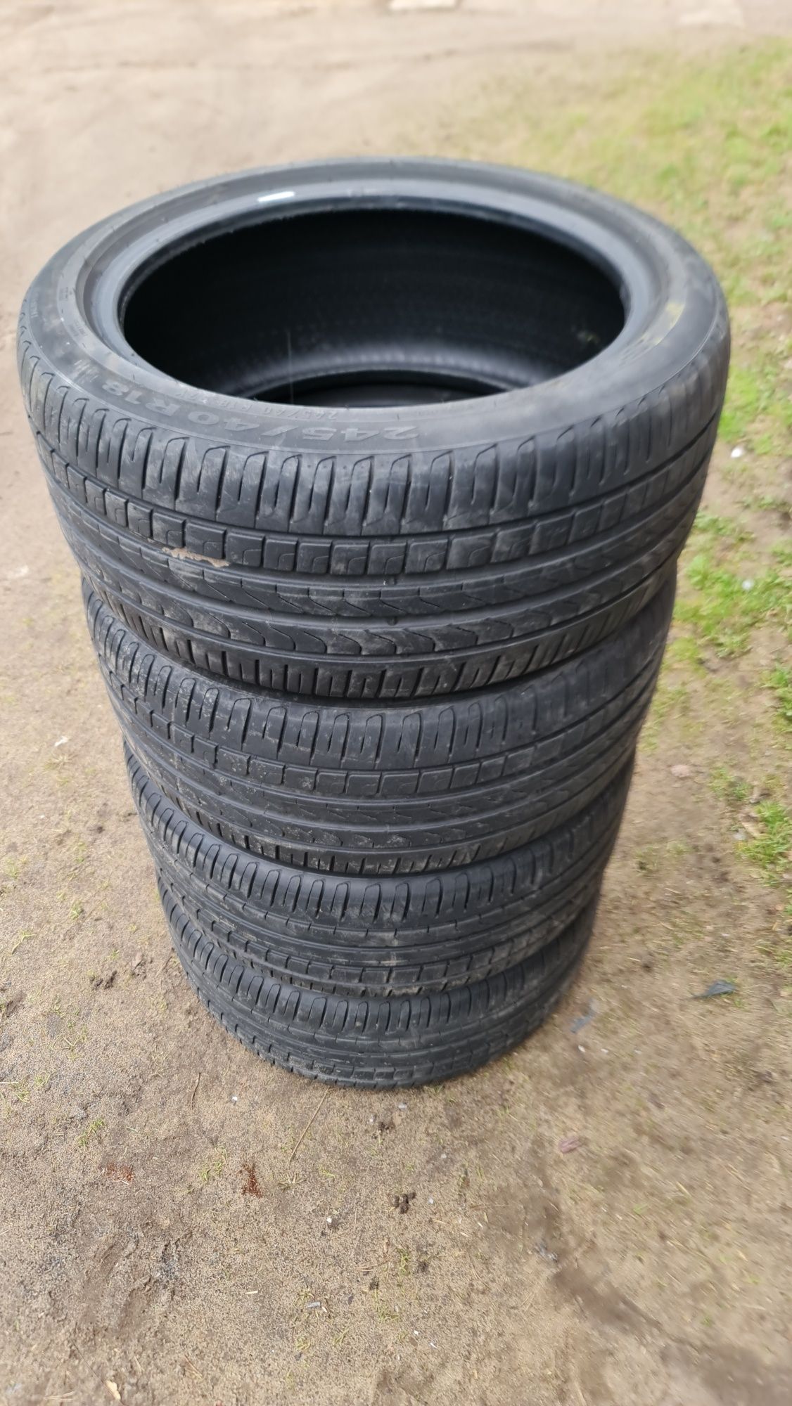 Opony 245/40/18 4szt Pirelli Cinturato P7 homologacja AO Audi