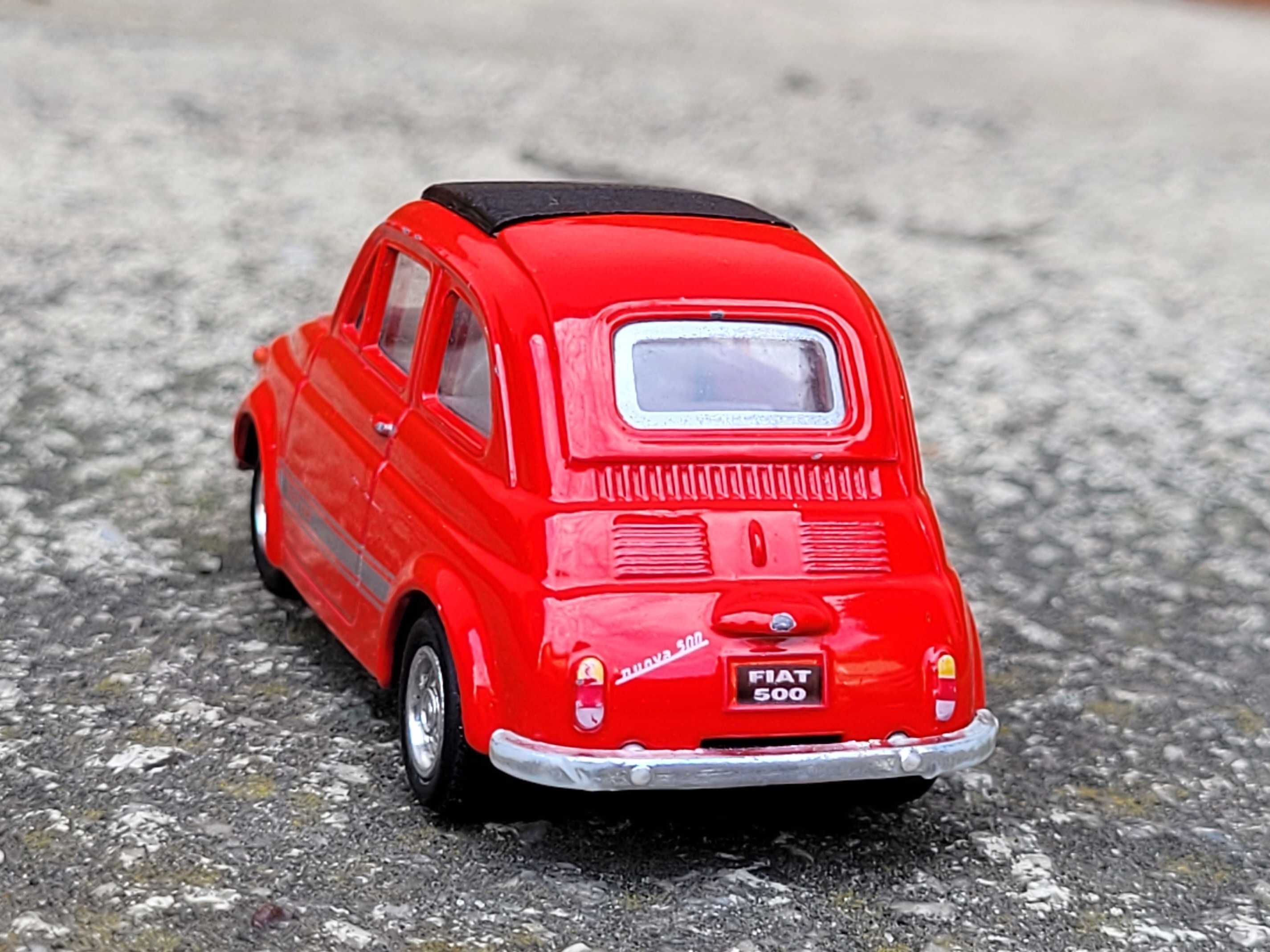 Kolekcja modeli Fiat Abarth 500 Nuova Solido Unikat 1:48