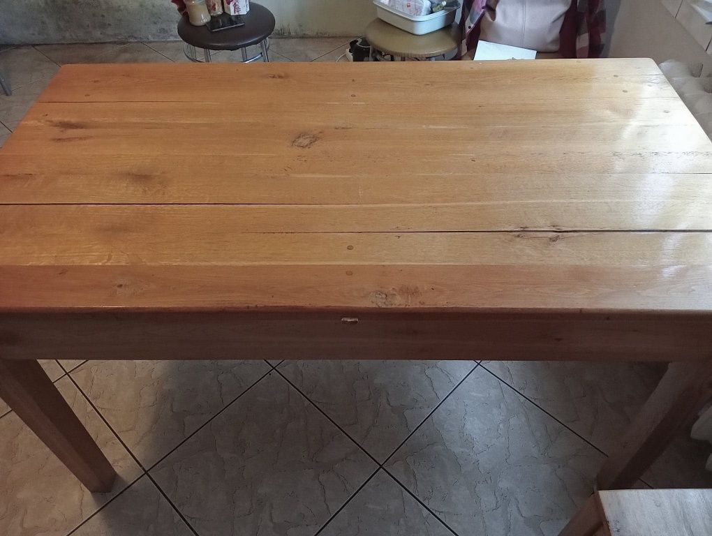 Stół cały dębowy