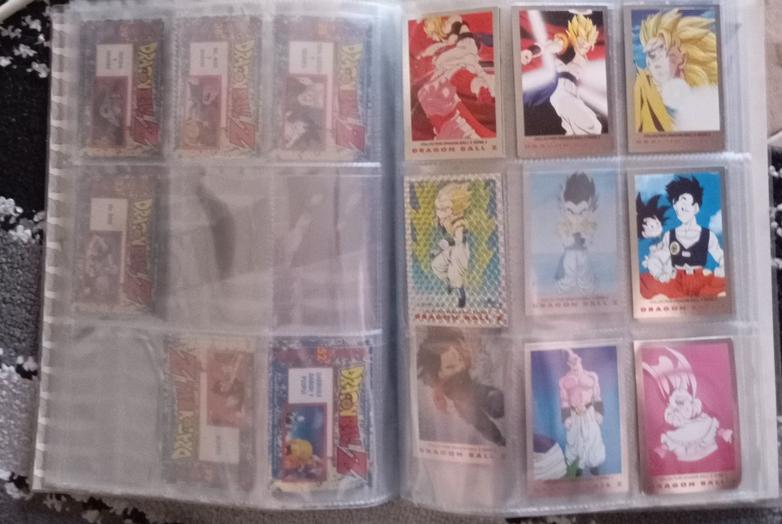 Caderneta Dragon ball z série 2 cards PANINI
