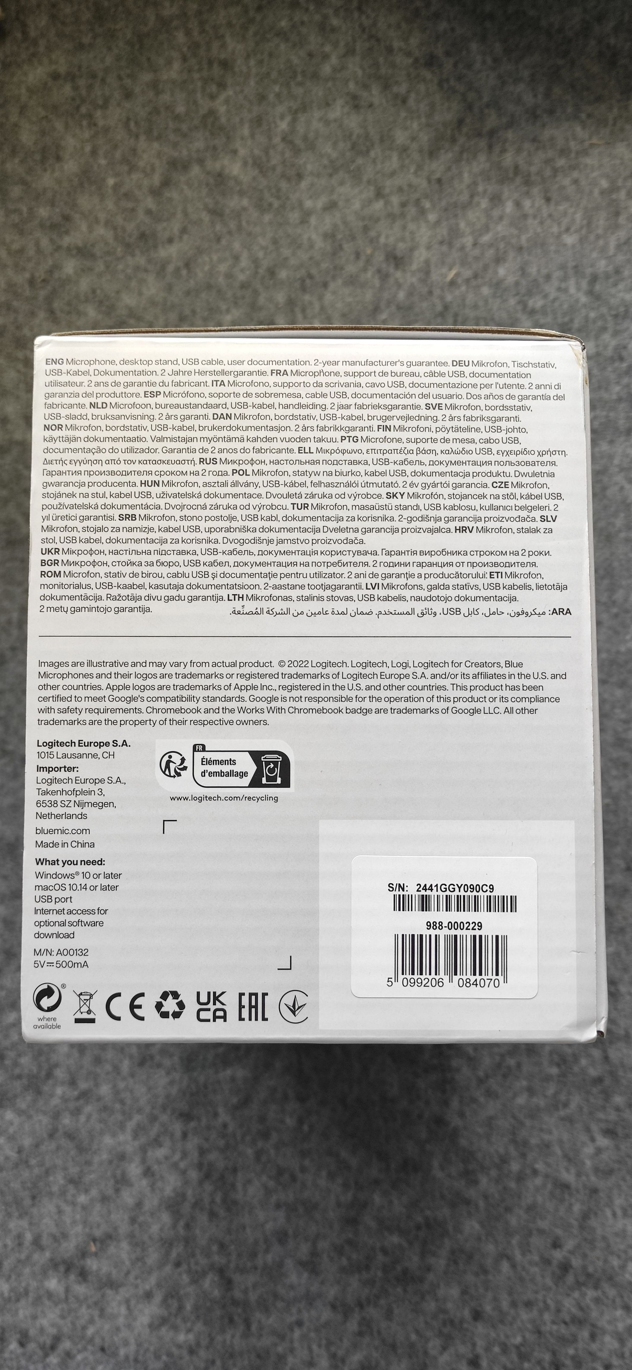 Mikrofon blue yeti (czarny) *Nowy zaplombowany!*