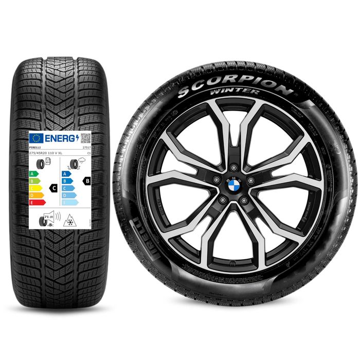 Nowe koła zimowe BMW 20" 5x112 X5 (G05) X6 (G06) 275/45R20 Pirreli