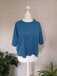 T-shirt niebieski roz.S/M/L-over MSCH Copenhagen