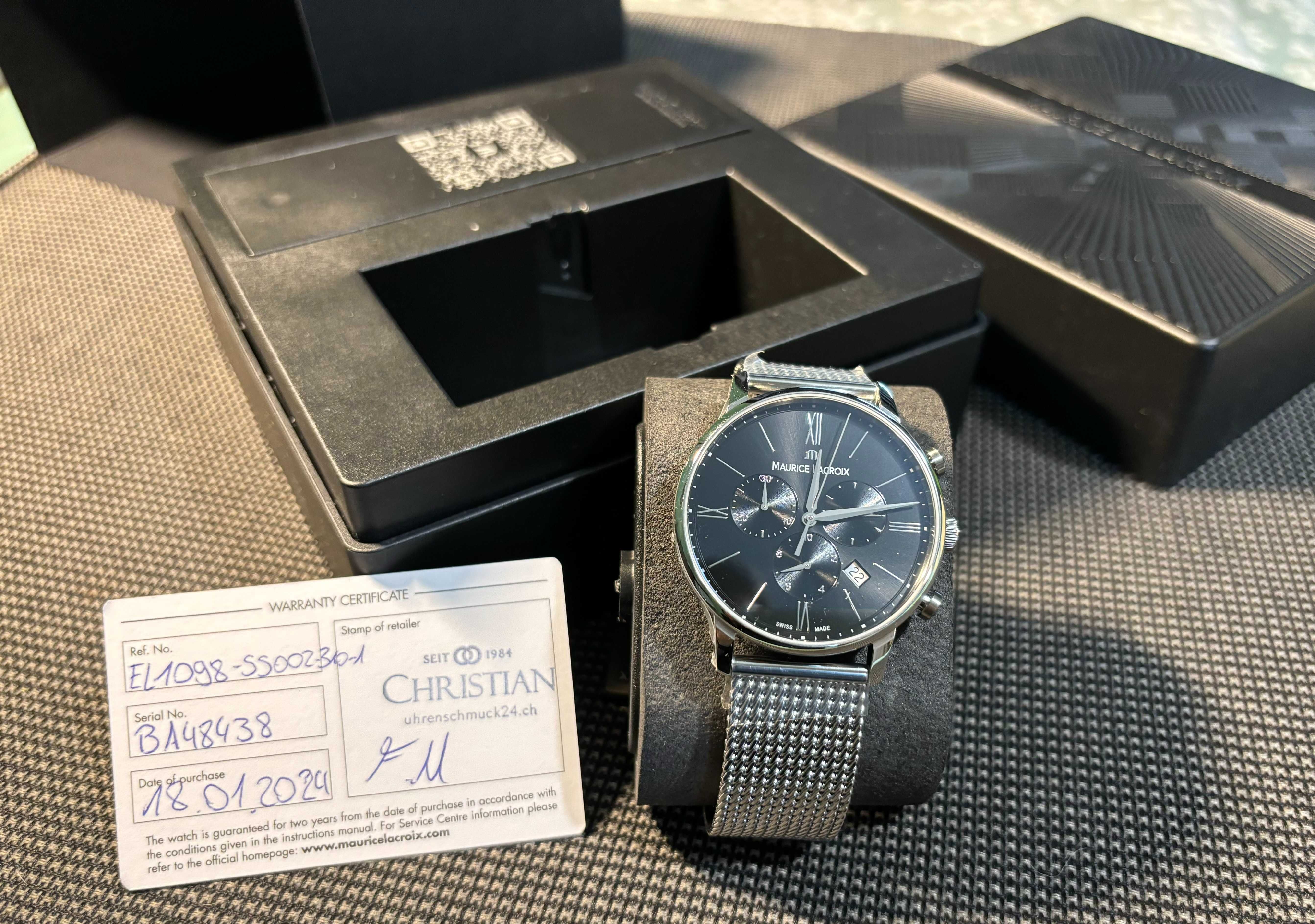 nowy! okazyjnie zegarek męski Maurice Lacroix Eliros Gent Chronograph
