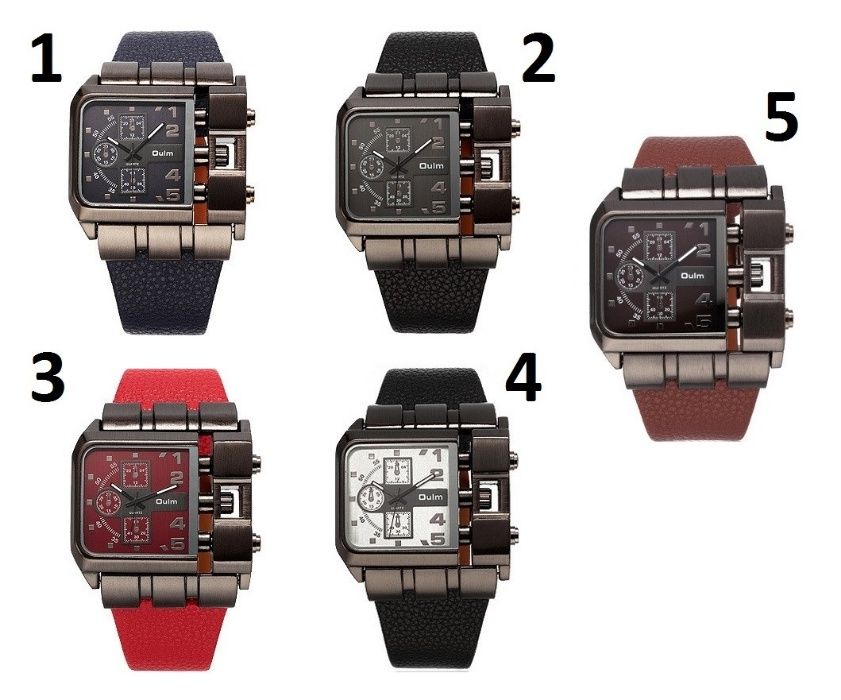 Zegarek męski OULM czerwony