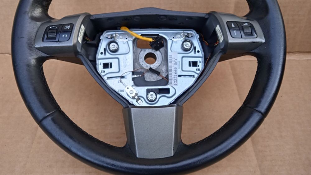 Zafira B Astra H Kierownica Multifunkcja Skóra