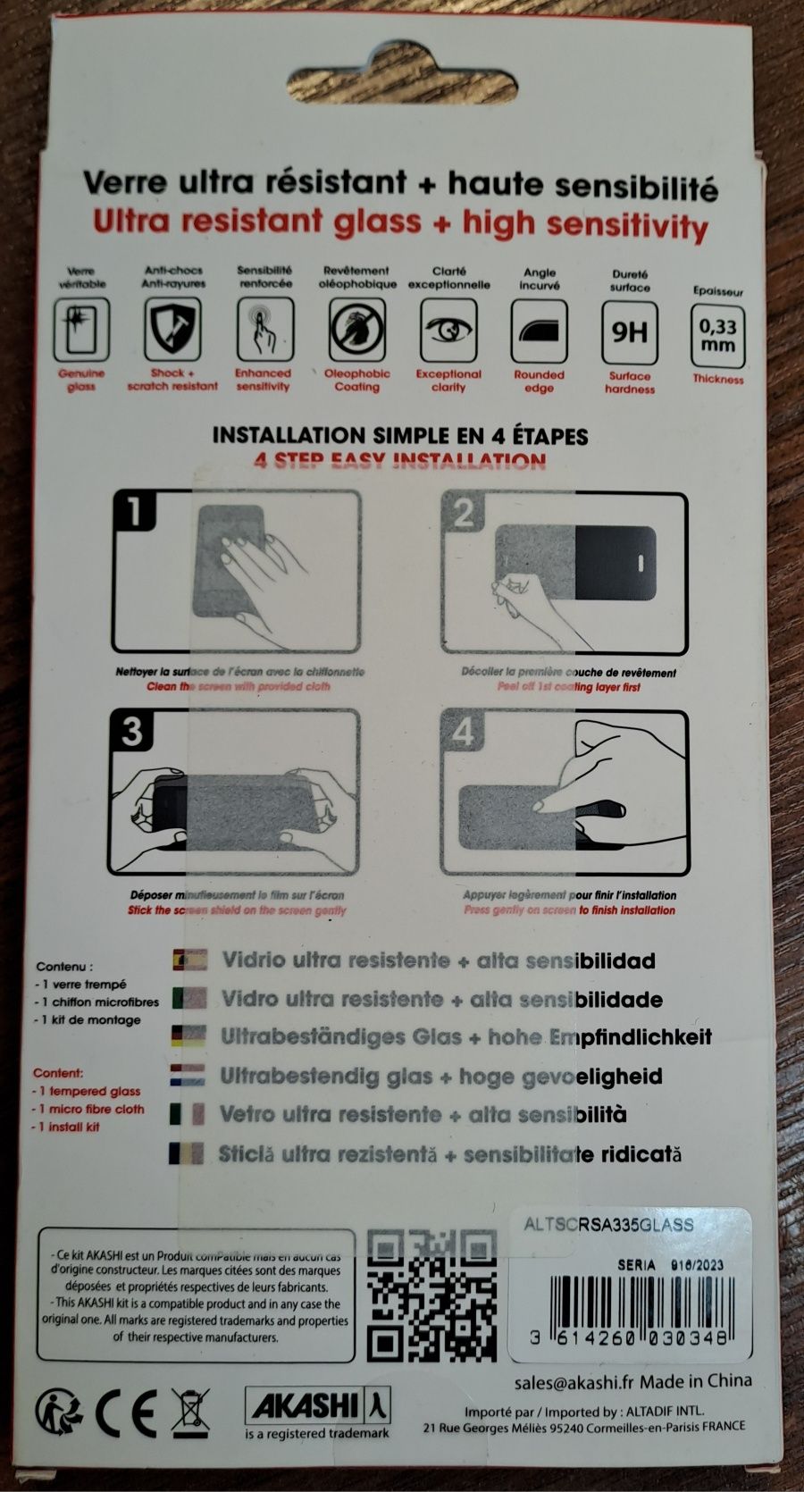 AKASHI szkło hartowane 9H Samsung A33