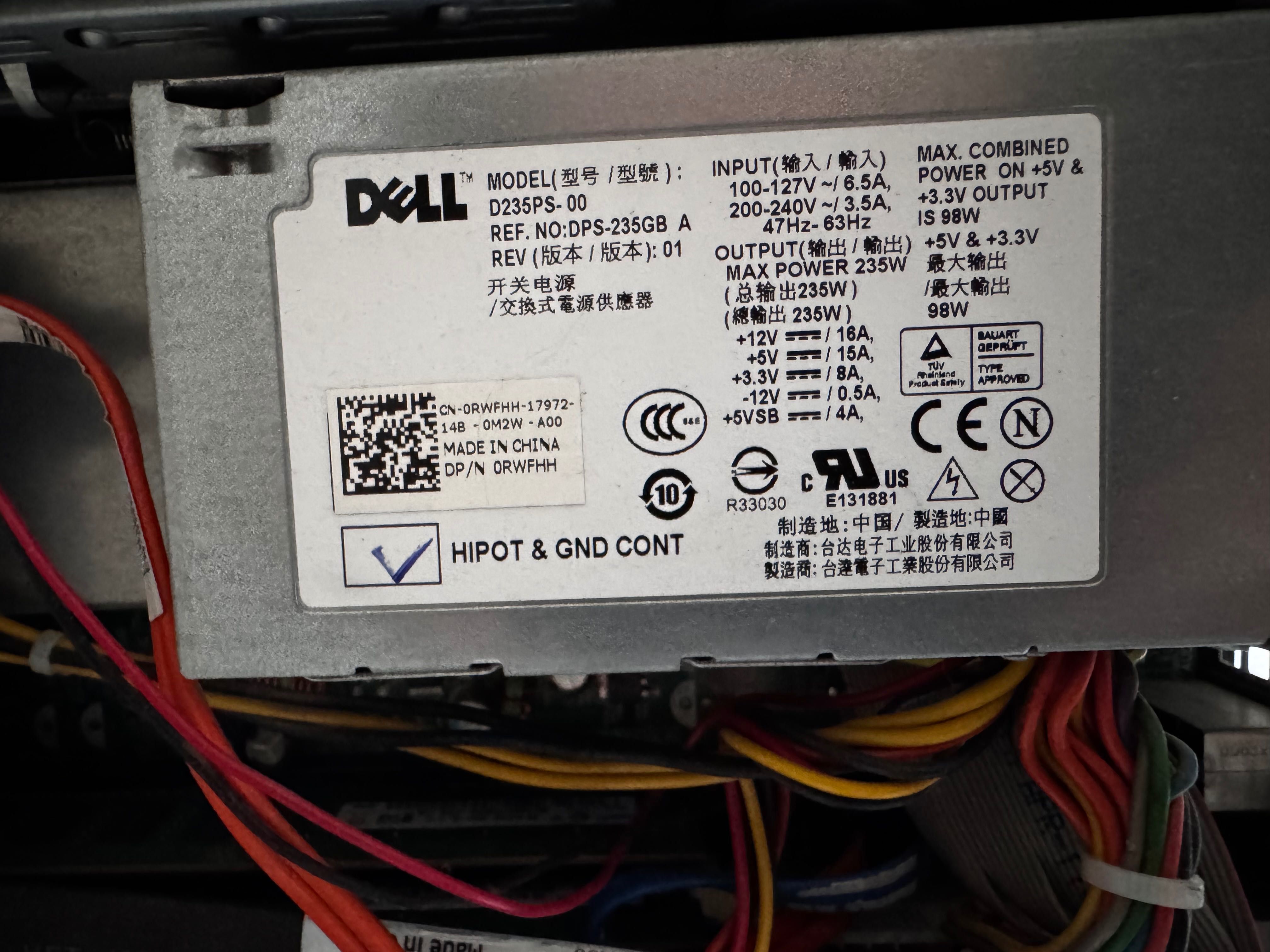 Komputer Dell optiplex 380 z monitorem
