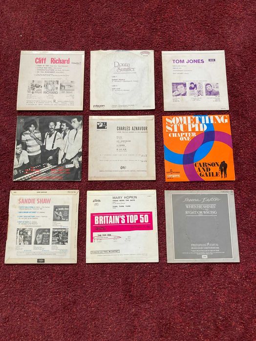 Discos Vinil - Cliff Richard, Tom Jones, Dona Summer, Aznavour, ...