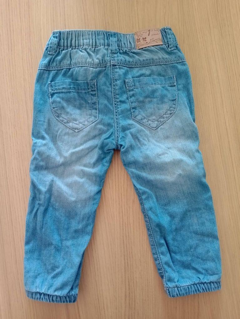 Spodnie jeans r. 80