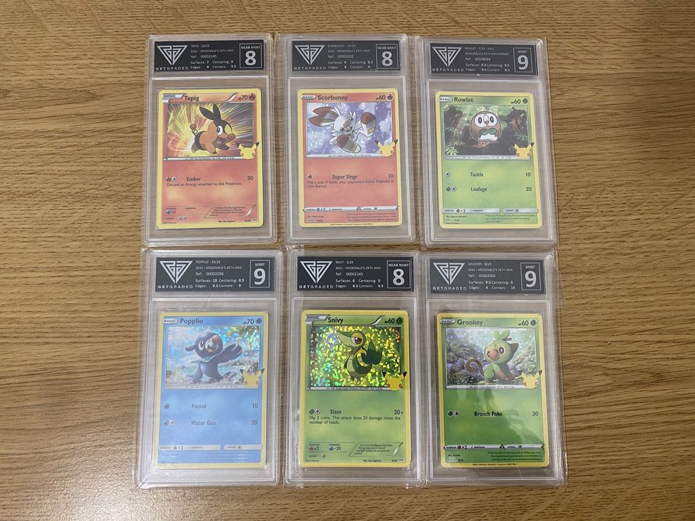 Pokemon Celebrations Get Graded 8/9