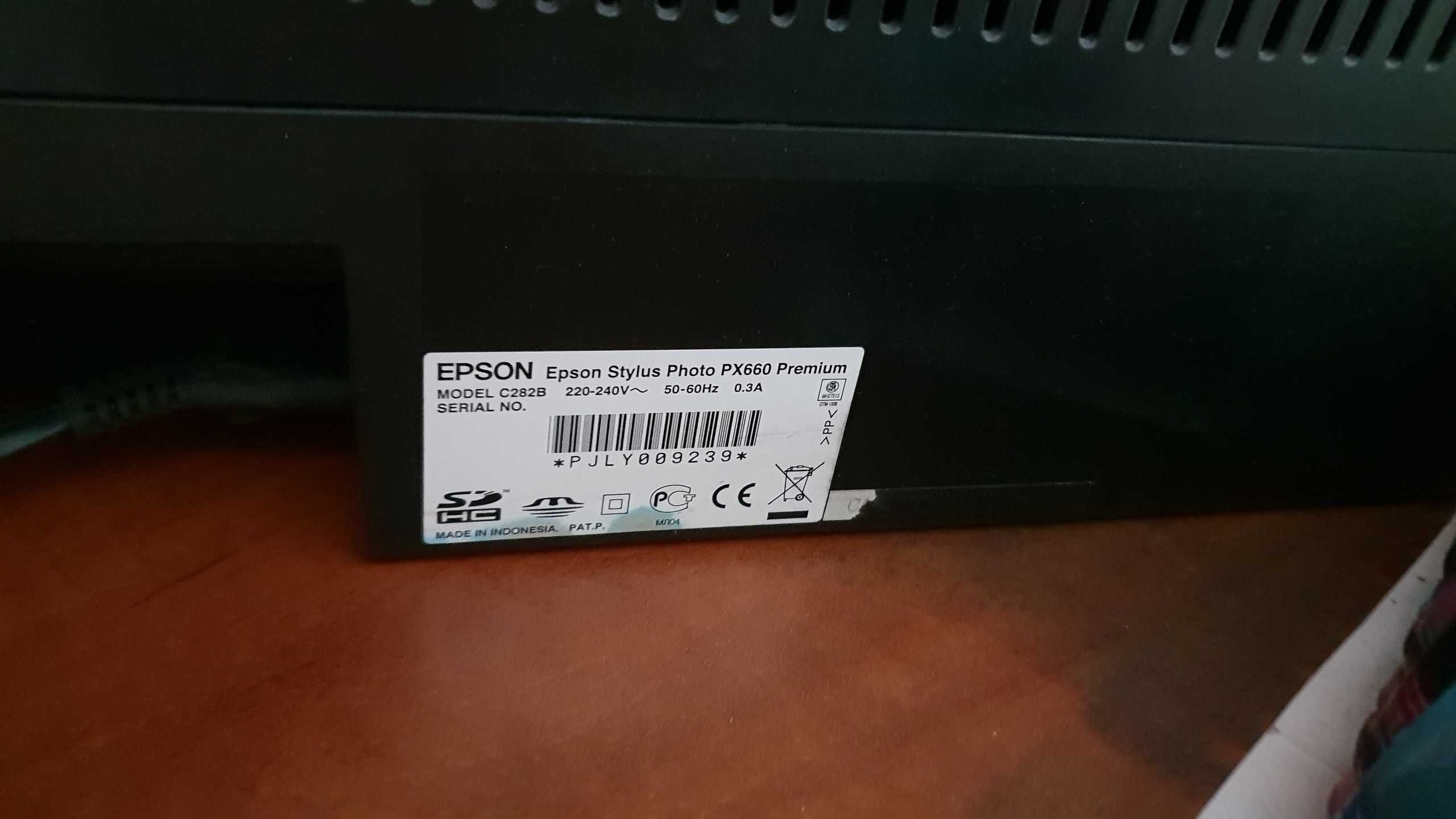 МФУ EPSON: принтер, сканер, копір. Stylus Photo PX660 Premium. СНПЧ